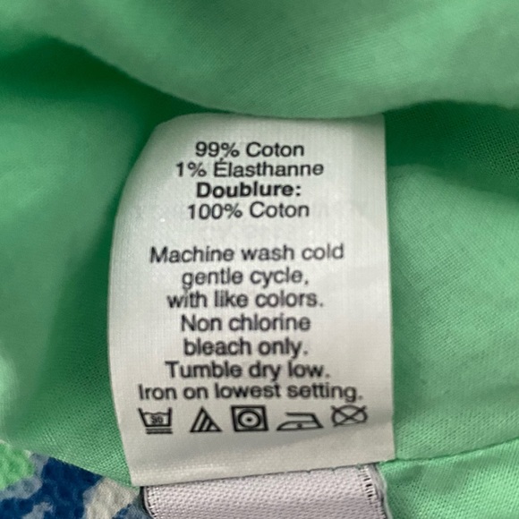 J. Crew floral dress blue and green flower print with pockets NWOT - Picture 13 of 14